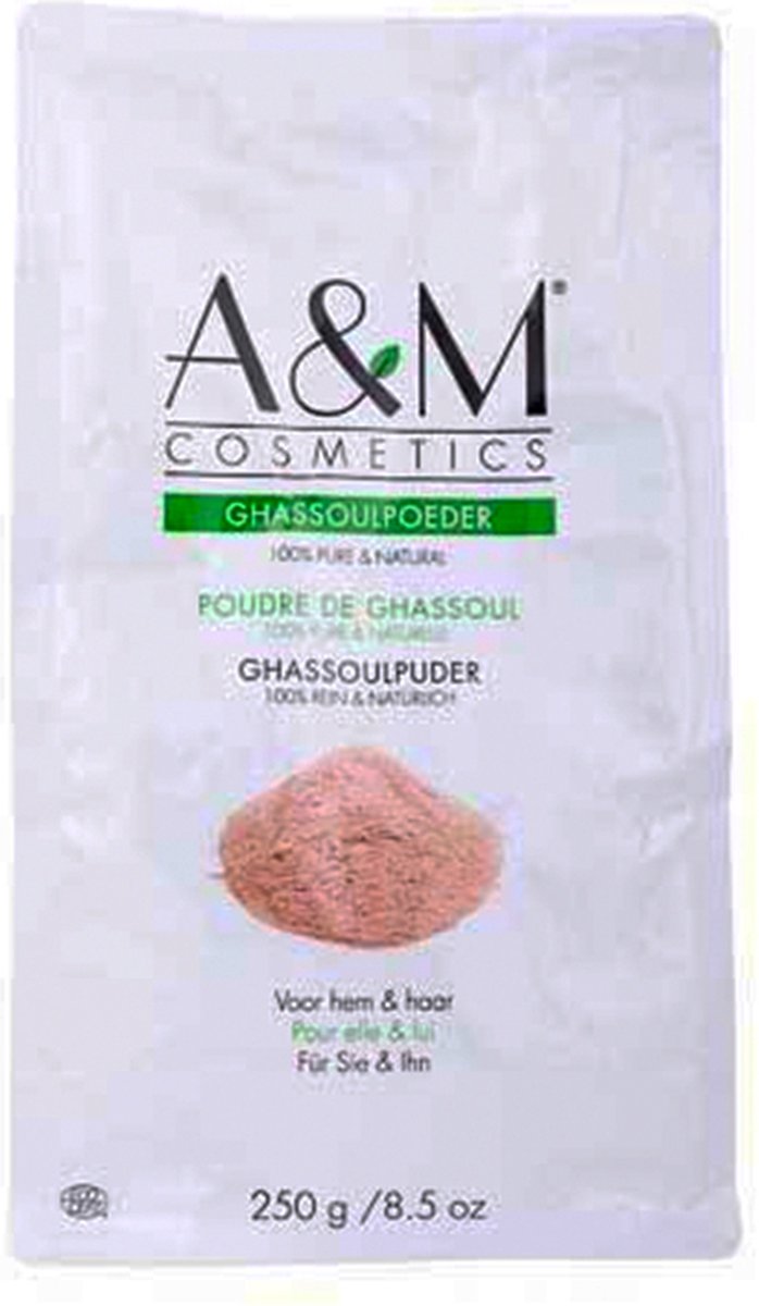 Aza Natural - Ghassoul - Rhassoul Kleipoeder (cosmetische kwaliteit - gezichtsmasker) - 250 gram