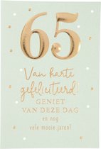 Cartes numérotées - Le plus bel âge - Carte d'anniversaire 65 Félicitations ! Prendre plaisir..