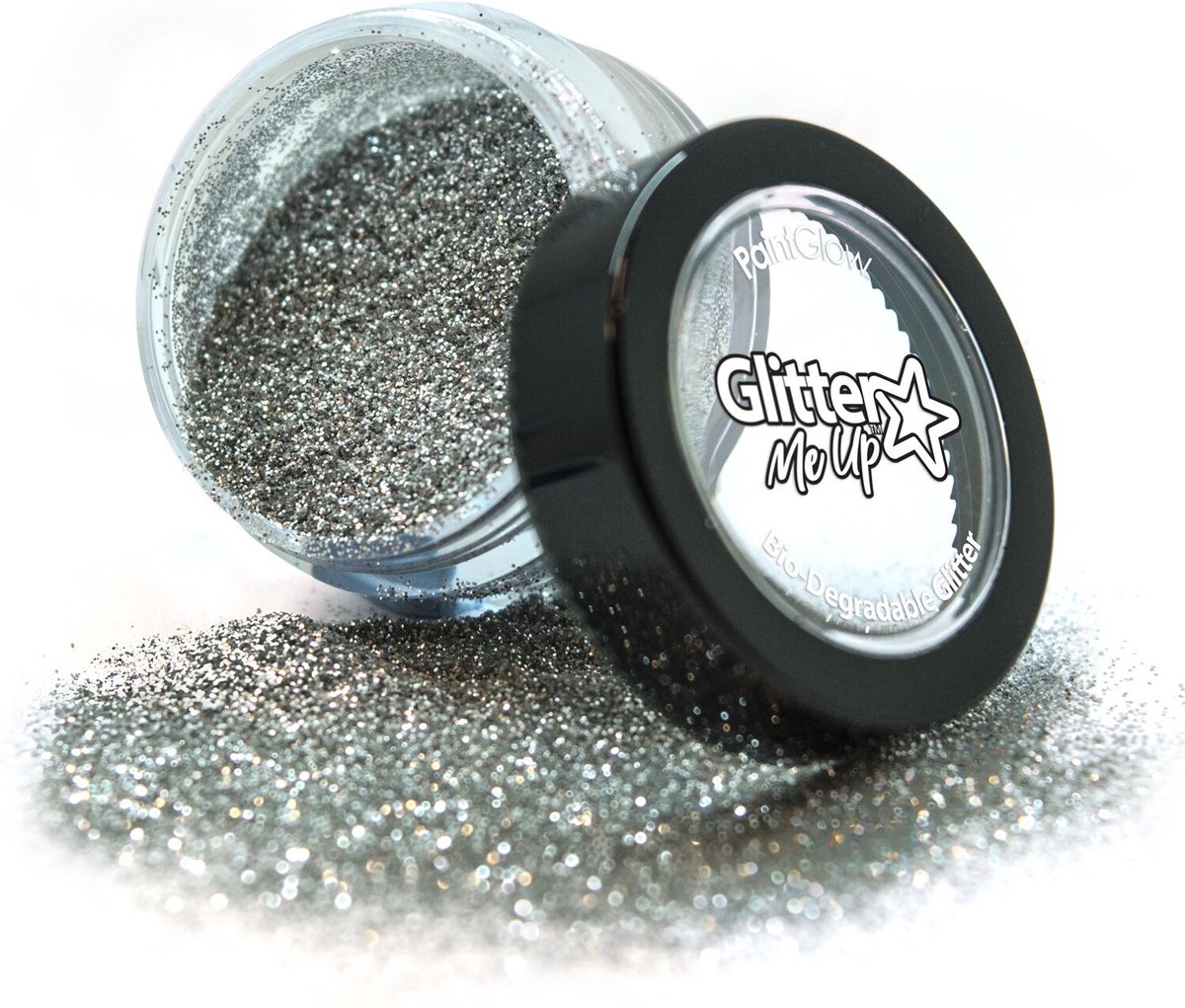 PaintGlow Biodegradable Loose Glitter Dust - Glitters gezicht - Festival make up - Glitter poeder - Biologisch afbreekbaar - Moonstone