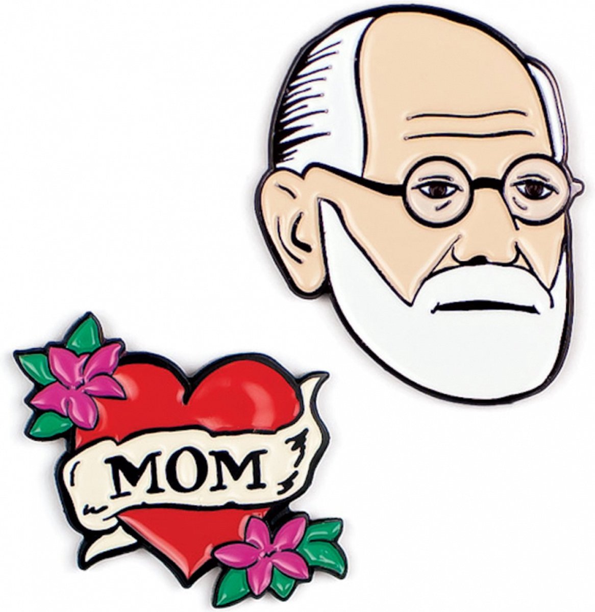 UPG Pins - Freud and Mom
