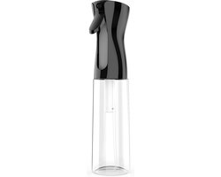 Transparante plantenspuit met verstuiver 300ml Zwart - Plantensproeier - Mist verstuiver - Water verstuiver - Planten - verstuiver - sprayfles