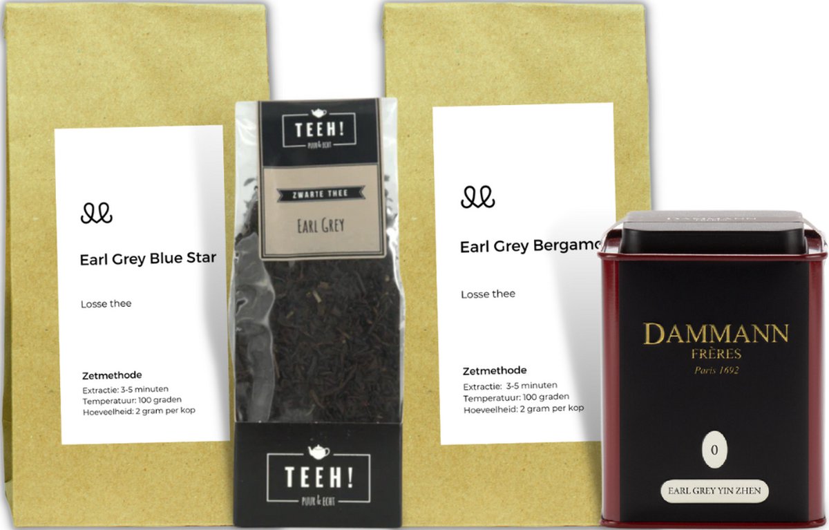 Losse Thee Proefpakket Earl Grey Earl Grey Thee Sensaties Verschillende... bol