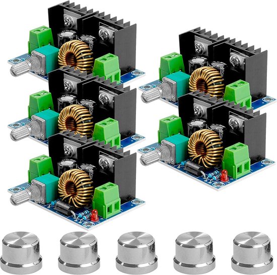 DAOKAI XL4016E1 Buck Converter – 8A 200W DC-DC Step Down Voltage Regulator Module (2 Pack)
