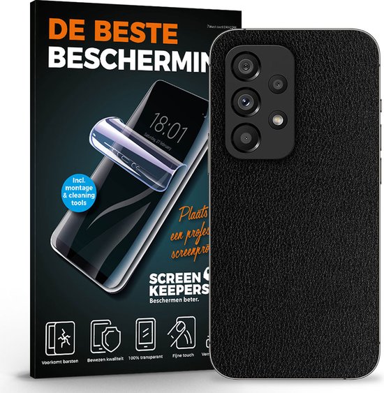 Voorwaarden Komkommer toewijzen Telefoon skin geschikt voor Sony Xperia C5 - Zwart leer skin - Geschikt  voor Sony... | bol.com