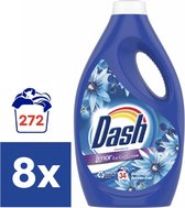 Dash Zeebries Vloeibaar Wasmiddel (Voordeelverpakking) - 8 x 1670 ml (272 wasbeurten)