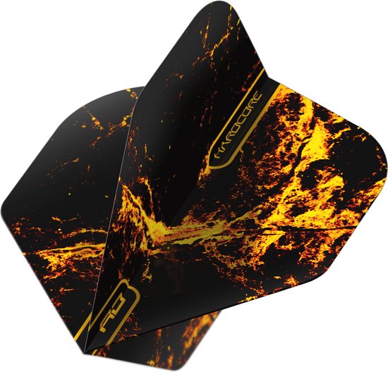 Dart Flights Red Dragon Hardcore Radical - 12 Freccette Extra Spesse (4 Set)