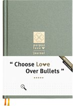 Purpuz Bullet Journal - Notitieboek A5 - Notebook - Luxe Hardcover - 140gms - Love Journal - Morning Green - in 11 Extra Kleuren