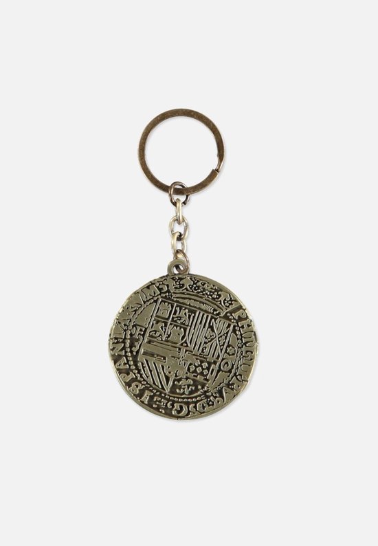 Uncharted Porte-clés Coin Graphic Design Doré