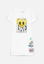 Looney Tunes - Tweety - Love Yourself Kinder Korte jurk - Kids 110/116 - Wit