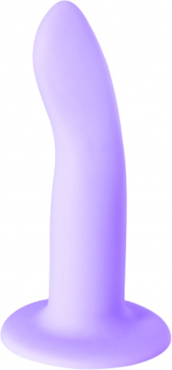 Goedkoopste Dildo - Flexibel met G-Spot - Prostaat Stimulator - Flow Emotional - 100 Siliconen - Paars