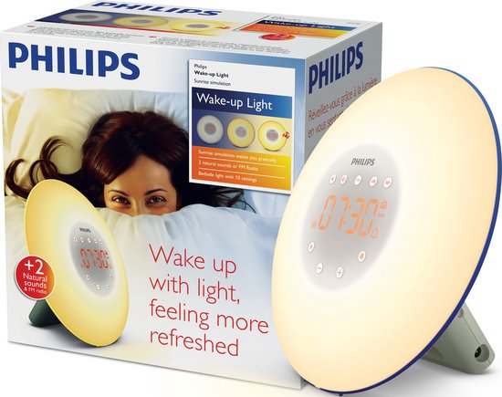 Philips HF3506/20 - Wake-up light - Blauw | bol.com