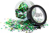 PaintGlow Biodegradable Chunky Glitter Blends - Face jewels - Glitters gezicht - Festival make up - Biologisch afbreekbaar - RainForest