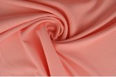 15 meter texture stof - Zalmroze - 100% polyester