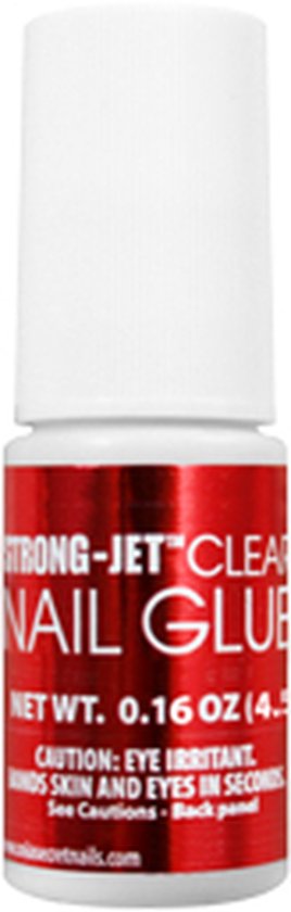 Strong- Jet Transparent Colle à ongles 5ML - Brosse