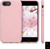 RNZV- IPHONE 7/8 plus case - organic wheat straw case - organisch iphone hoesje - organic case - recycled iphone case - recycled - ROZE