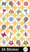 Fun Stickers - Cadeau Stickers - 96 stuks - 2 pakjes