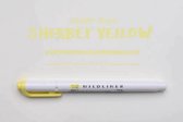 2 x Zebra Mildliner Double-Sided Highlighter - Fine / Bold – Mild Sherbet Yellow