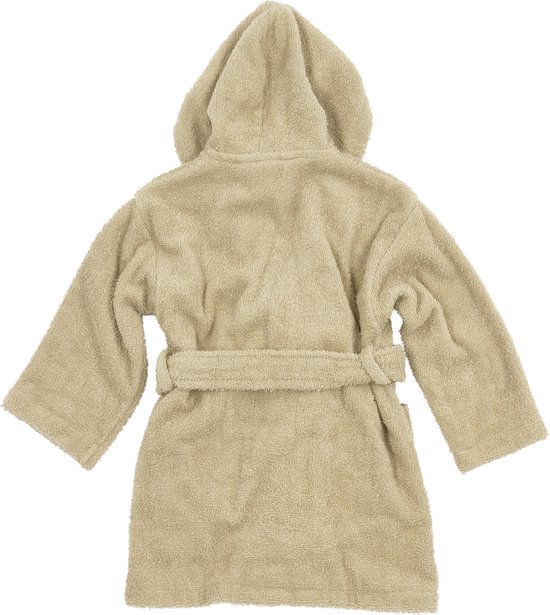 Meyco Baby Uni badjas - badstof - sand - 86/92 van Meyco Baby — afbeelding 2