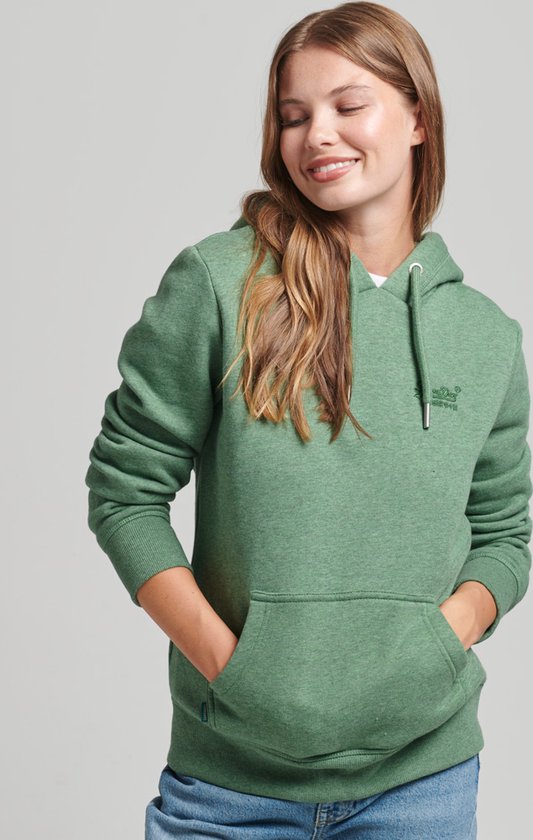 Botsing mobiel Gelijkwaardig Superdry Dames Trui Essential hoodie van biologisch katoen met logo |  bol.com