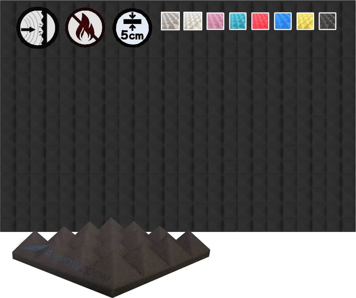 Geluidsisolatieplaten - Foam-Isolatieplaten-– Akoestische Panelen – Geluidsdemper – Studioschuim –– Acoustic Foam Panels
