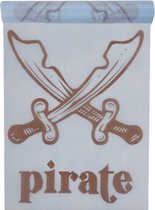 Tafelloper Piraat - piraat - tafelloper - kinderfeest - decoratie - verjaardag