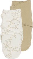 SwaddleMeyco emmailloter Branches/ Uni - pack de 2 - sable - 0-3 mois