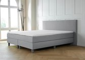 Boxspring Malaga - 160x200 - Grijs - met gratis topper!