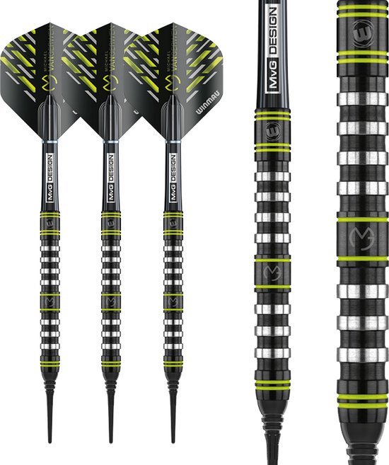WINMAU - Michael Van Gerwen MVG Assault: Steeltip Tungsten Dartpijlen Professioneel - 22g van Winmau — afbeelding 3