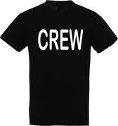 EIZOOK T-shirt Heren Zwart CREW Medium - Evenementen - Personeel - Festival