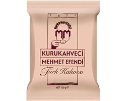Turkse Koffie Kurukahveci Mehmet Efendi 100 gr. - Gemalen Koffie - Turkish Coffee - Türk Kahvesi - Turk Kahvesi