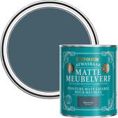 Rust-Oleum Donkerblauw Afwasbaar Matte Meubelverf - Blauwdruk 750ml