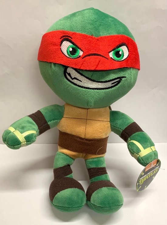 Teenage Mutant Ninja Turtles - Raphael knuffel - Pluche - 30 cm | bol.com