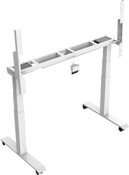Euroseats Réglable électriquement - Bureau pliant et mobile - 160x80 cm - Wit