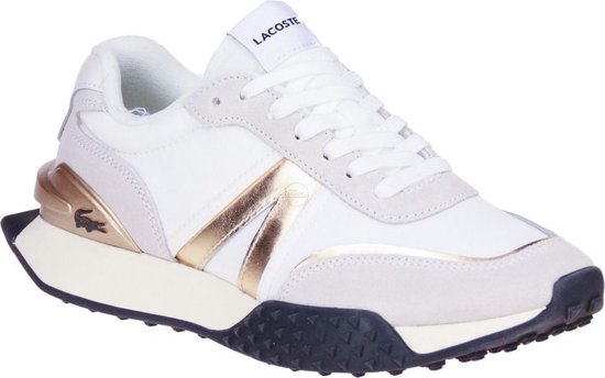 Lacoste L-Spint Wit/Gouden Sneaker