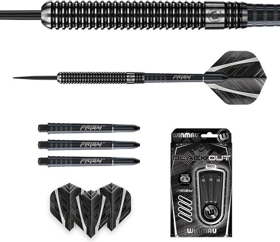 WINMAU - Blackout: Steeltip Tungsten Dartpijlen Professioneel - 28g van Winmau — afbeelding 2
