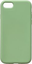 Casemania Hoesje Geschikt voor Apple iPhone SE 2022 & SE 2020 Licht Groen - Liquid Siliconen Back Cover