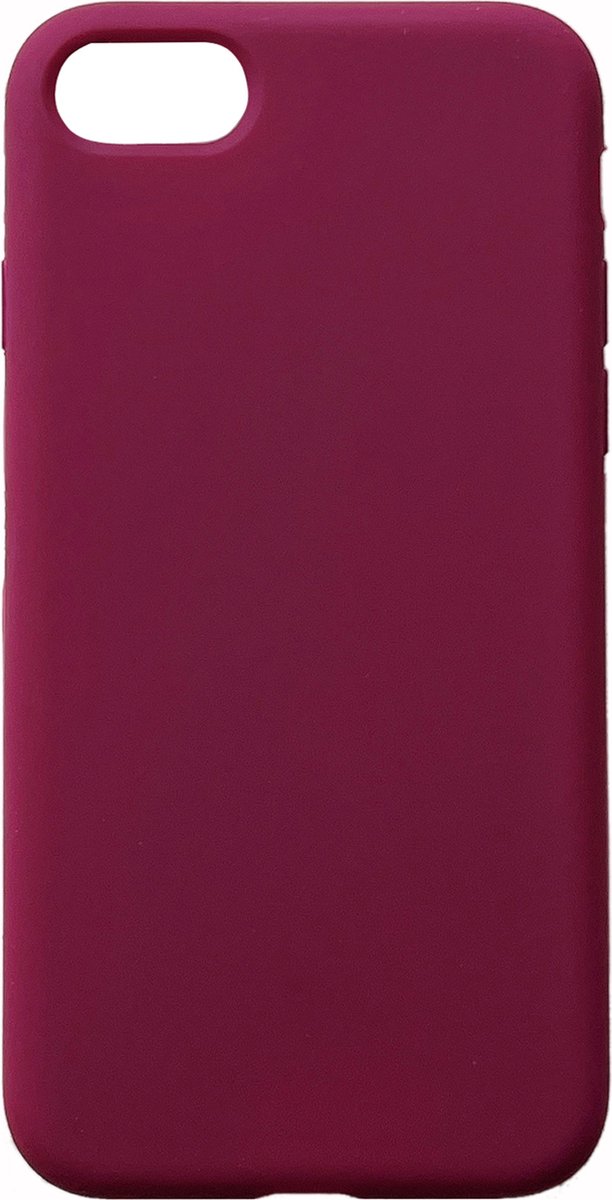 Casemania Hoesje Geschikt voor Apple iPhone XR - Burgundy - Liquid Siliconen Back Cover