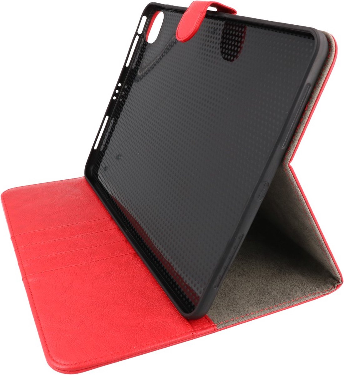Book Case Tablet Hoesje voor iPad Pro 11 2021 - 2020 - 2018 - iPad Air 5 2022 - iPad Air 4 2020 - Rood