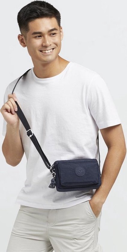 kipling Sac à épaule bandoulière Basic Abanu Crossbody Blue Bleu 2