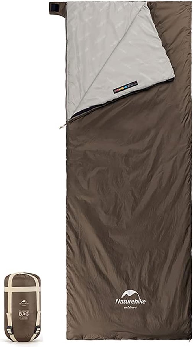 Ultralichte Katoenen Slaapzak voor Kamperen en Wandelen - Comfortabel en Compact met Compressiezak