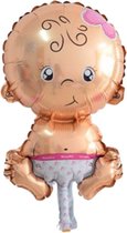 DW4Trading Ballon Baby Girl - Babyshower - Feestversiering - Decoratie - 20x30cm
