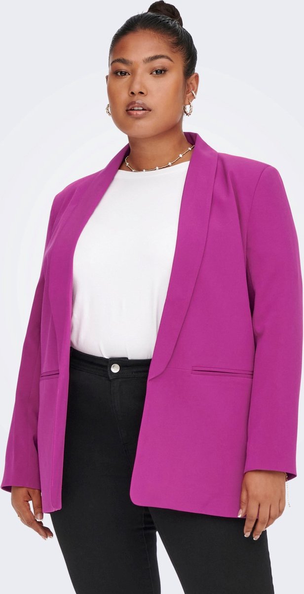 Only Carmakoma Carella blazer fuchsia Maat 46
