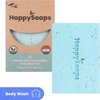 HappySoaps Body Wash Bar - Bergamot & Wierook - Kalmerend en Reinigend - 100% Plasticvrij, Vegan & Diervriendelijk - 100gr