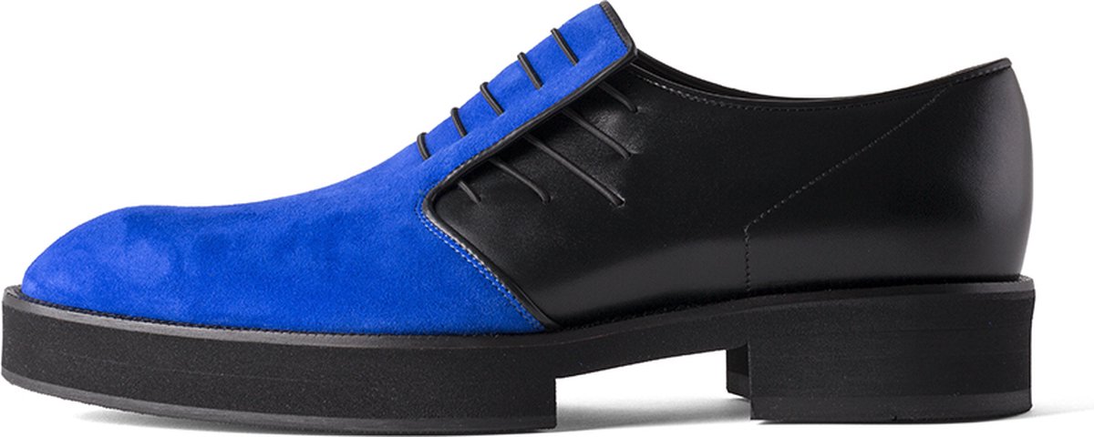 L'EDGE - Ilio Blue - Blauw geklede schoen 41