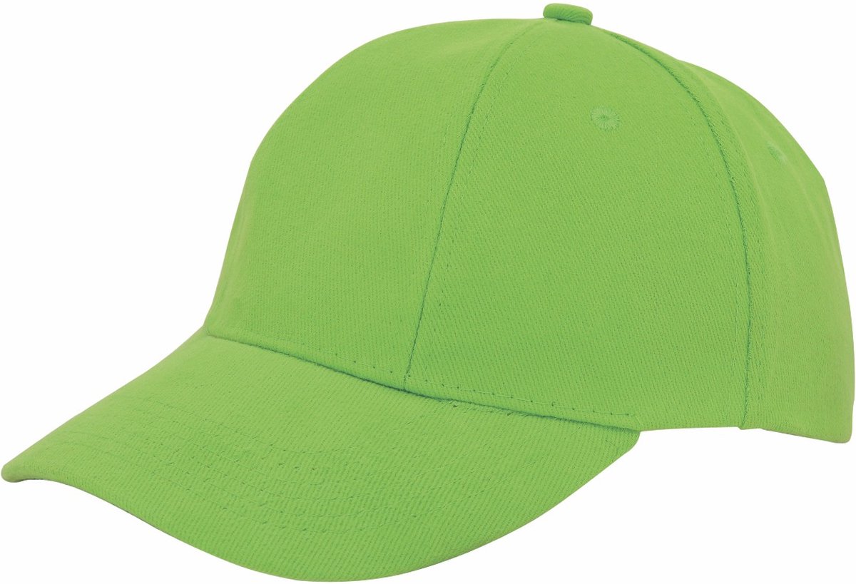 Benza - Luxe Turned Brushed Baseball Cap Baseballcap - Lichtgroen