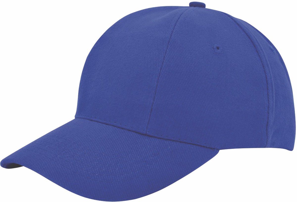 Benza - Luxe Turned Brushed Baseball Cap Baseballcap - Kobaltblauw