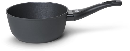 TVS - Vista steel saus pan 18cm – Zwart - ook geschikt voor inductie