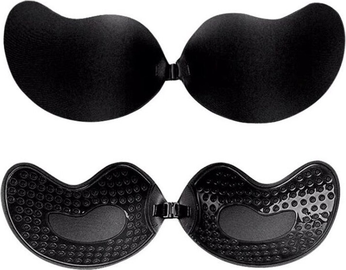 BaykaDecor - Luxe Onzichtbare Push Up BH - Bra - Kleding Accessoires - Beha Vrouwen - Ondergoed Dames Bralette - B Cup Zwart