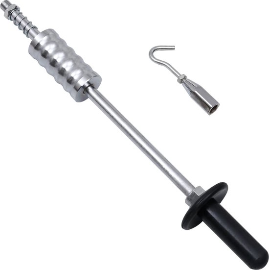 vidaXL Schuifhamer met Zuignap Koolstofstaal Schuifhamer Schuif Hamer Gereedschap Schuifhamers Glijhamers Extractors Hamers Autogereedschap