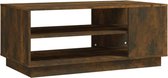 vidaXL Salontafel 102x55x43 cm Aggloméré Chêne marron - Table basse - Tables basses basses - Table de salon - Table de canapé